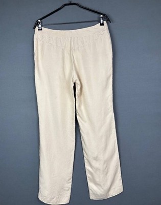 Blumarine Silk Pants Size 38 Beige