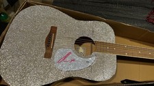 Sabrina Carpenter Signed Autograph Full Size Rhinestone Acoustic Guitar PSA /DNA