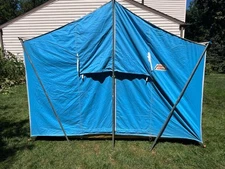 Coleman Holiday ll canvas cabin tent 9' x 7'  sleeps 4 persons