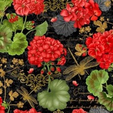 Scarlett Beauty Fabric Chong-a Hwang Timeless Treasures  By the Yard