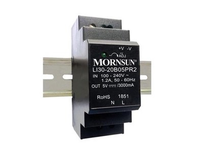 Mornsun Industrielles DIN-Schienen-Netzteil - Einzelausgang - 30 W - 12 V - 2 A
