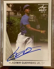 2018 Leaf international free agent 2015 Vladimir Guerrero Jr. Jays Auto #BA-VG1