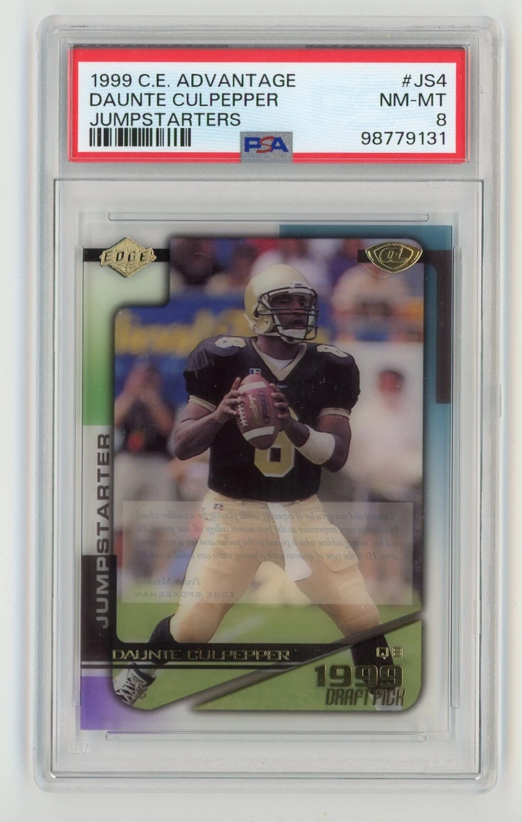 Daunte Culpepper Collector's Edge Advantage Jumpstarters #JS4 Base