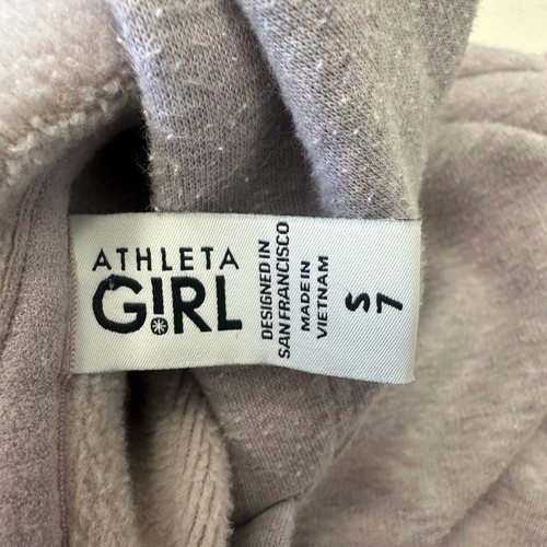 Athleta Girl Hoodie Pullover Lavender Purple Kids Size Small 7 - Picture 5 of 10