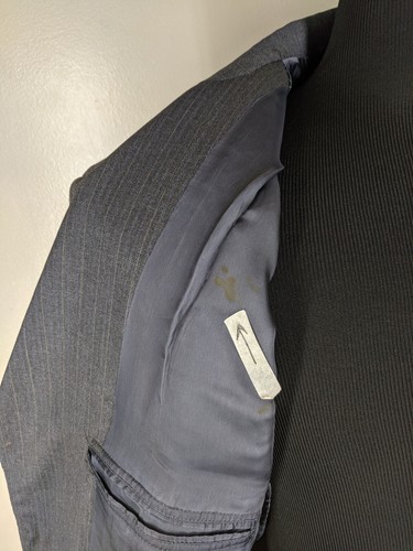 Brooks Brothers USA Vintage 100% Wool Suit 3 Btn Side Vents 41 R--Fit 41R-43 R - 第 2/12 張圖片