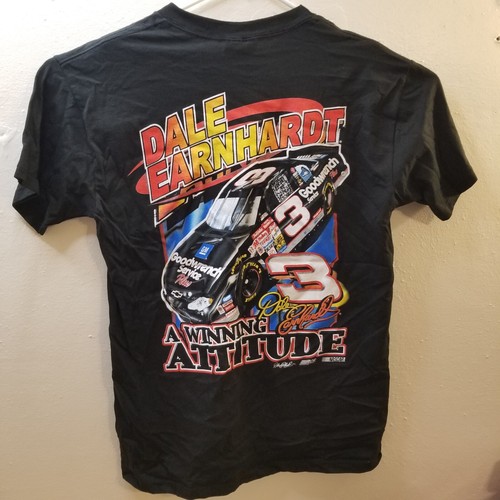 Vintage Dale Earnhardt Black Graphic Tshirt Size Medium - Picture 2 of 3