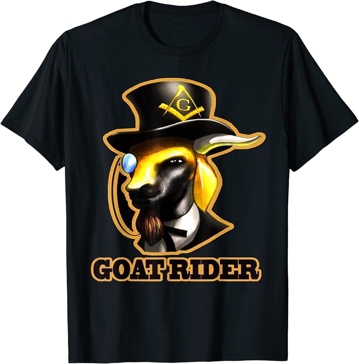 NEW LIMITED Mens Masonic Goat Rider Mason Tees TShirt eBay