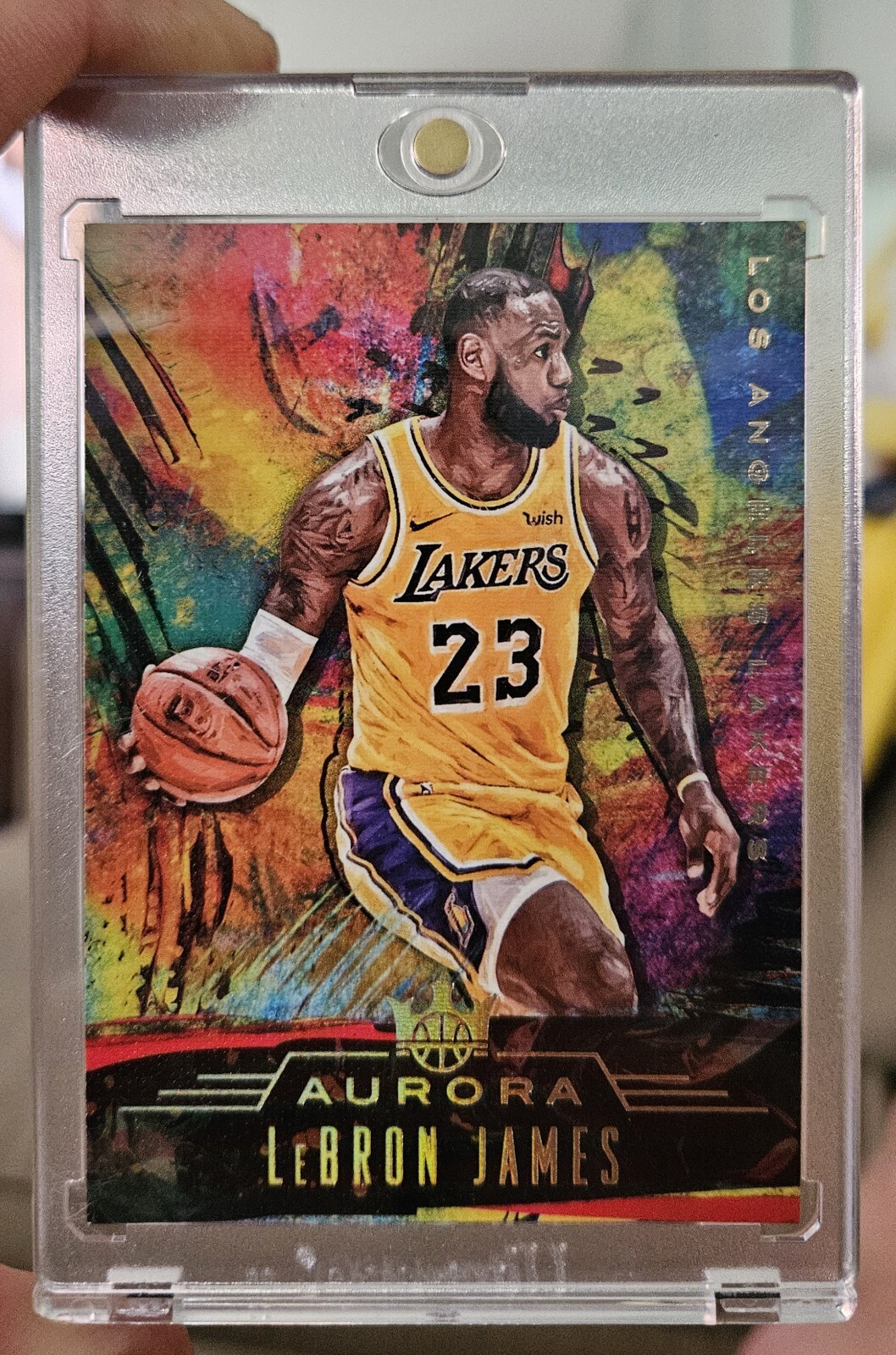 2018 Lebron James Aurora / No Reserve! Case Hit! rc court kings