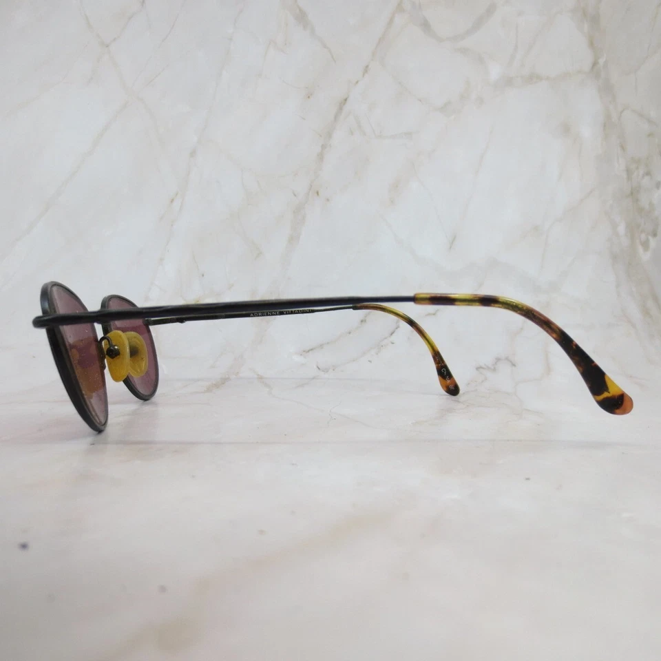 Gafas de sol Adrienne Vittadini marco AV541 unisex negro borde completo ovalado 58-19-130 Foto 3 de 4