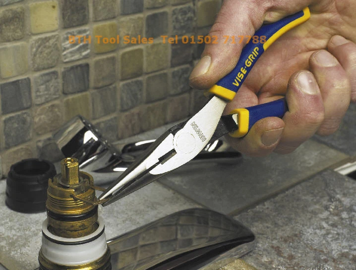 IRWIN 150mm 6" Vise-Grip Snipe Needle Long Nose Side Cutting Pliers, 10505503 - Image 3 of 3