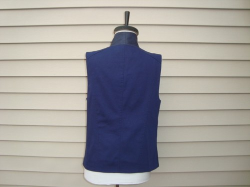 Gilet splendido nuovo con etichette VINCE $695 progettato con cerniera nascosta 100% pelle di capra taglia M - Foto 6 di 10