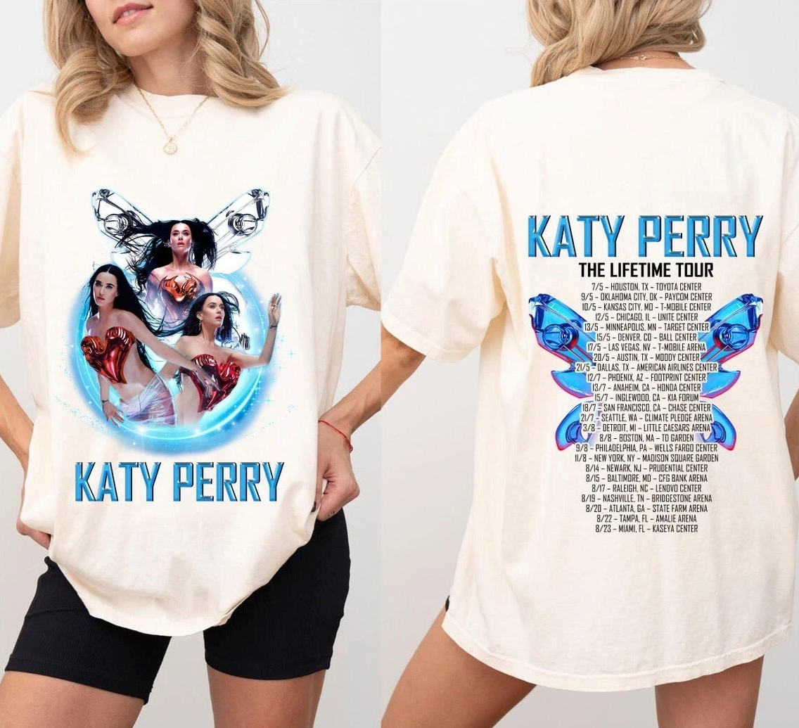 Katy-Perry 2025 Concert The Lifetime Tour T-Shirt All Size S-5XL