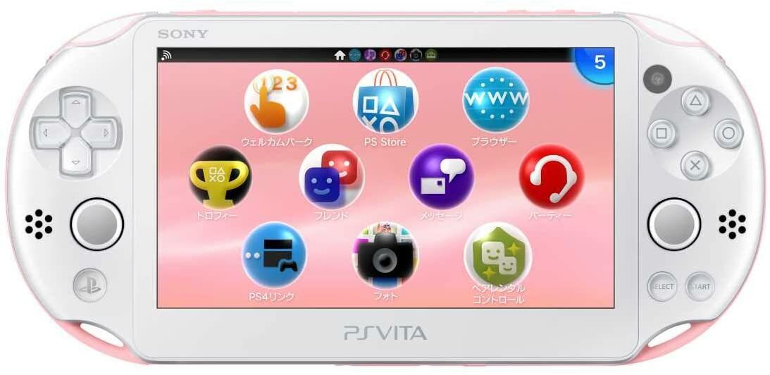 New ​​PlayStation Vita PCH-2000 ZA19 Wi-Fi Light Pink-White game 