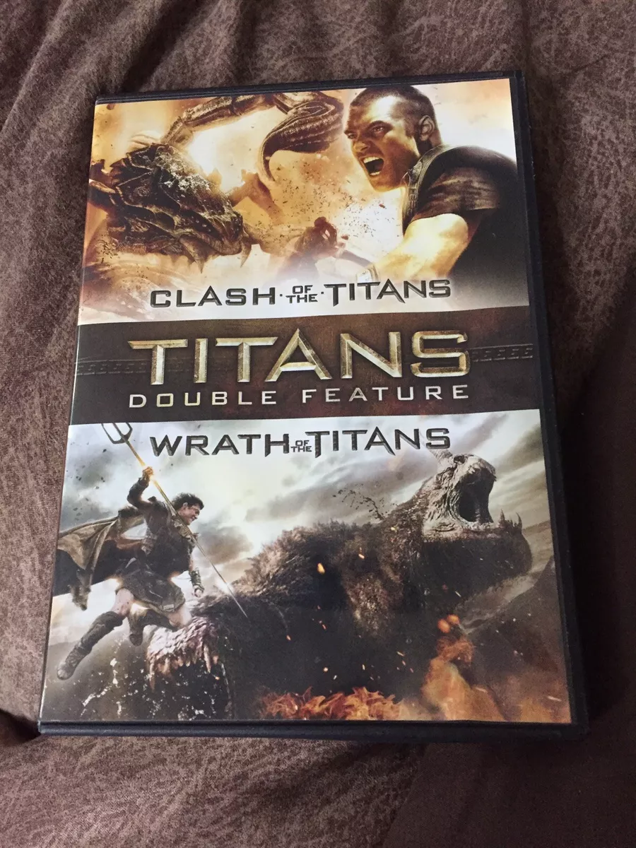 Lot Of 2 DVDs Movies: CLASH OF THE TITANS & WRATH OF THE TITANS