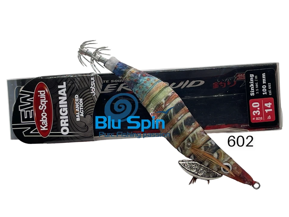 SEPPIARA JATSUI KABO KILLER SQUID ULTIMATE SQUID JIG EGI 3.0 14g COL: 602