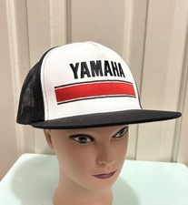 Vintage Yamaha Factory Effex Trucker Snap Back Hat Embroidered