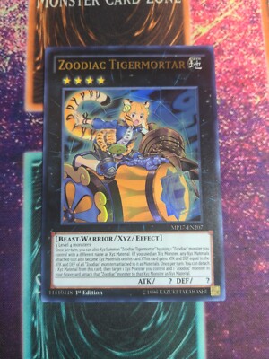 Yu-Gi-Oh! Zoodiac Tigermortar MP17-EN207 1st Edition Ultra Rare NM