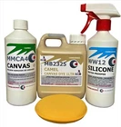 Convertible roof cleaner kit, fabric soft top dye mould remover waterproofer.