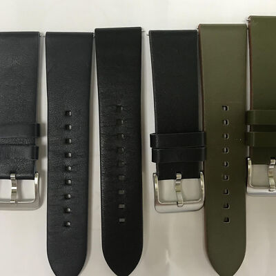 22mm Leather Wrist Strap Watch Band Parts for Samsung Gear S3 Frontier/Classic