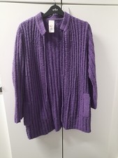 VINTAGE PURPLE ST MICHAELS LONG CARDIGAN