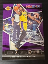 2020-21 Panini Hoops Basketball Anthony Davis Lights Camera Action #20 Los...