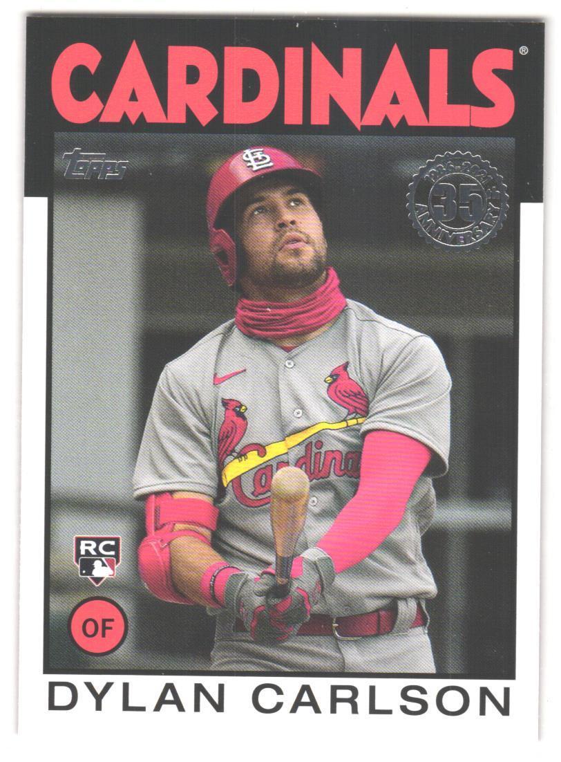 2021 Topps Dylan Carlson #86B-83 1986 Topps Baseball 35th