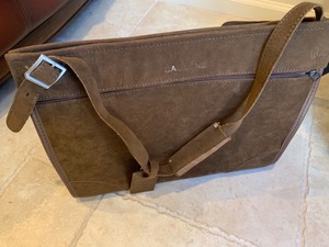 leather carry on bolsa