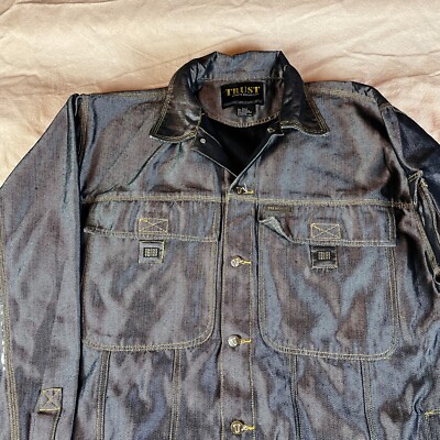 ジャケット・アウター archive fur grunge denim jacket y2k archive fur grunge denim jacket y2k