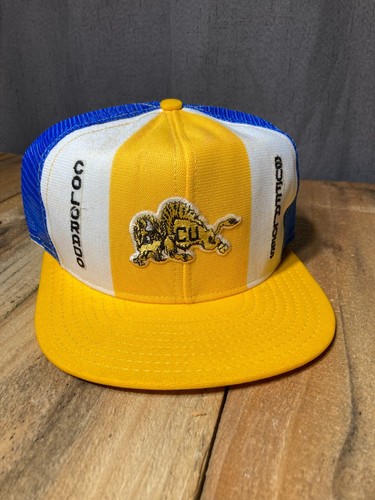 RARE VTG Colorado Buffaloes Hat SnapBack Lucky Stripes Made In USA Deion Sanders - Picture 11 of 11