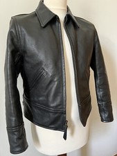 Aero Leather Cossack Jacket Ladies Black Vicenza, Custom, Size 12, Fields, £690+