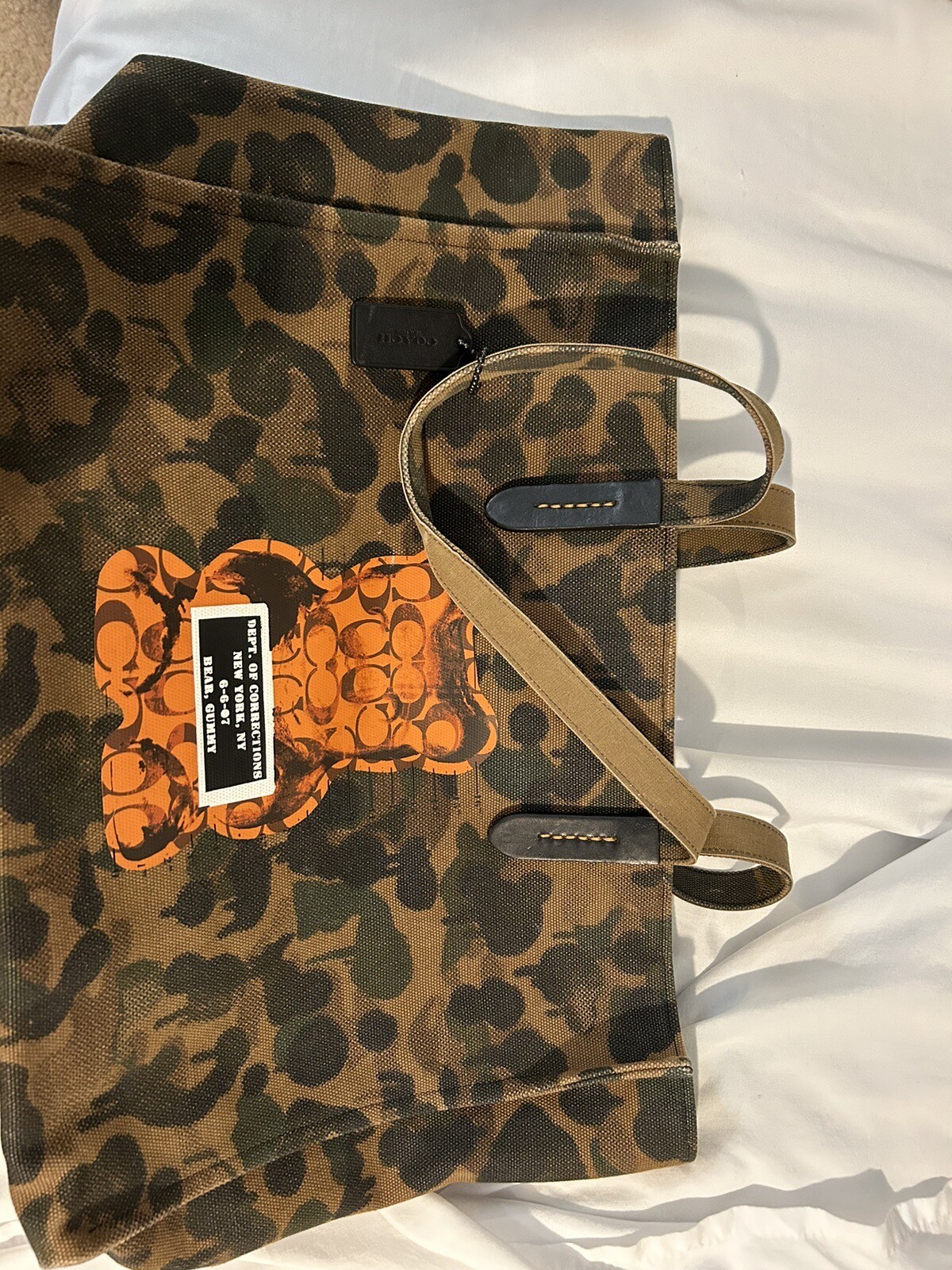 Coach Vandal Gummy Tote Bag Limited Edition Gem 