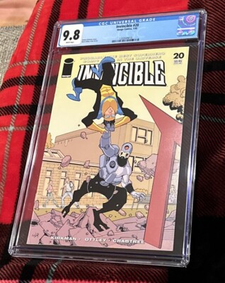 Invincible 20 CGC 9.8 NM/M White Pages Kirkman Ottley Image Comics 2005