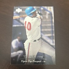 1995 Upper Deck Minors Tony Clark #70 Toledo Mud Hens Baseball Card