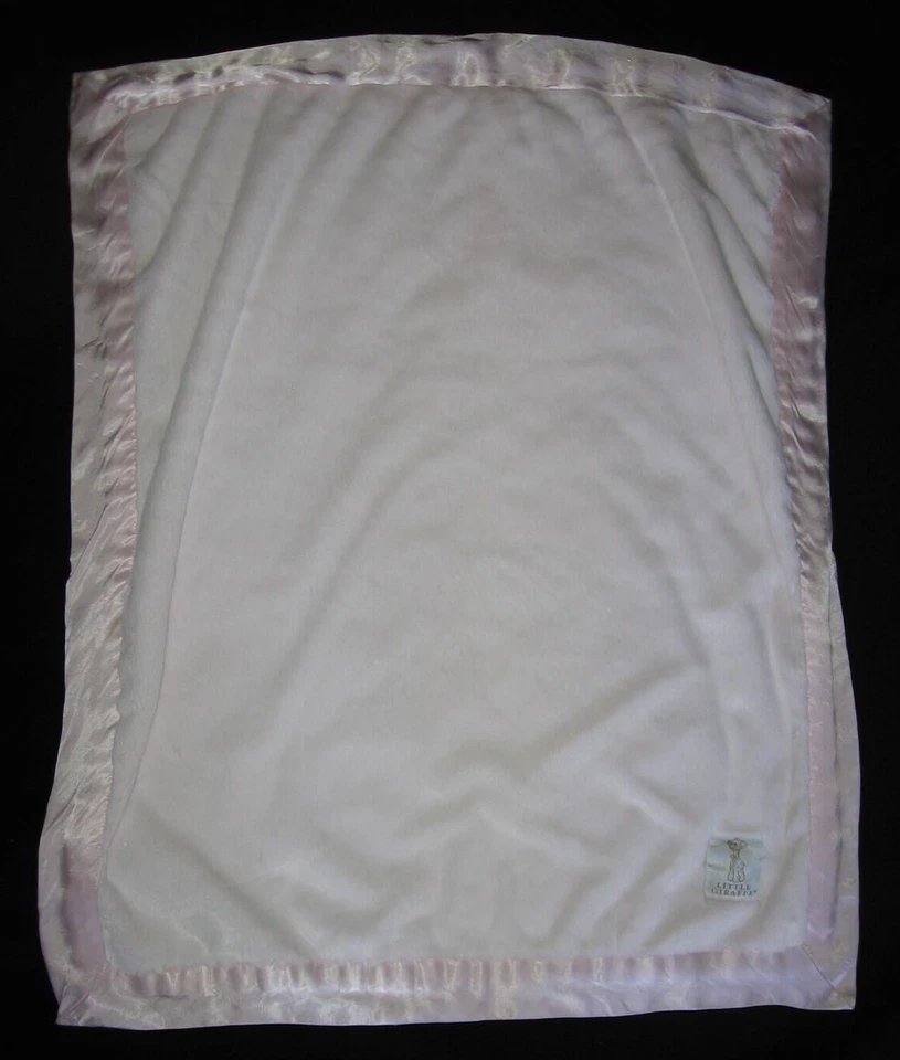 Little Giraffe Pink Luxe Faux Fur Plush Baby Blanket 28x34 - Image 2 of 4