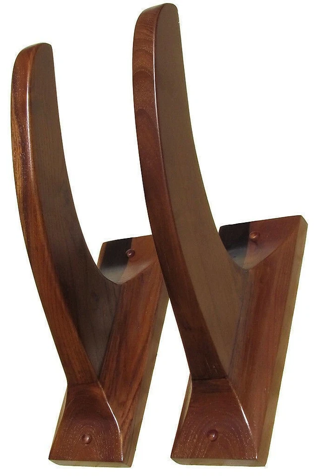 Hawaii Stand Up SUP Surfboard Teak Wood Display Storage Racks Hold Either Side n - Image 3 of 4