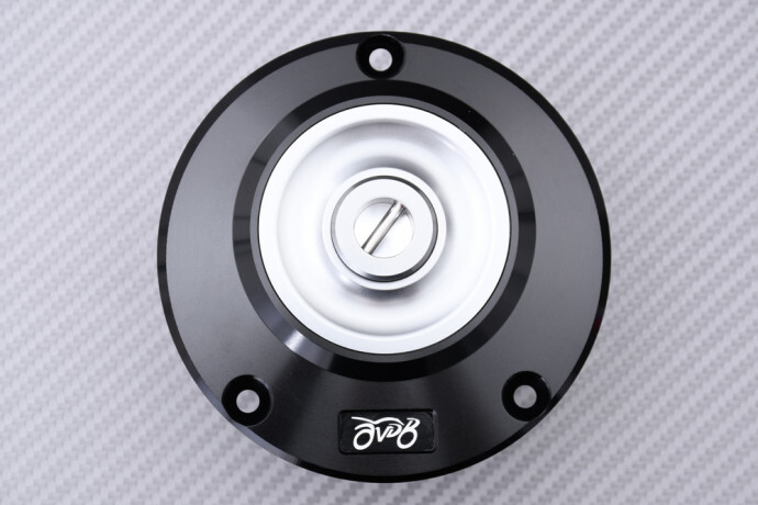 Bouchon de réservoir quart de tour Titano noir avec clé pour moto Honda CBR 1000 RR 2014-2020