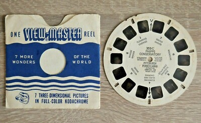 PHIPPS CONSERVATORY PITTSBURGH 1955 VIEWMASTER REEL 353-C RARE M548