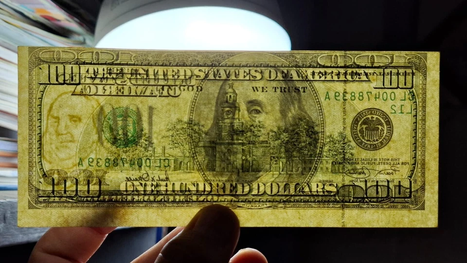 United States Of America 100 Dollars 2001 Franklin MissPrint Bank Note Circulatd - Image 4 of 4