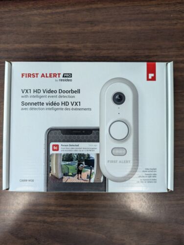 First Alert VX1 HD Video Doorbell Camera