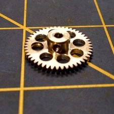 Mid America Extra Light 64 pitch 46 tooth 3/32 Spur Gears 1/24 slot Naperville