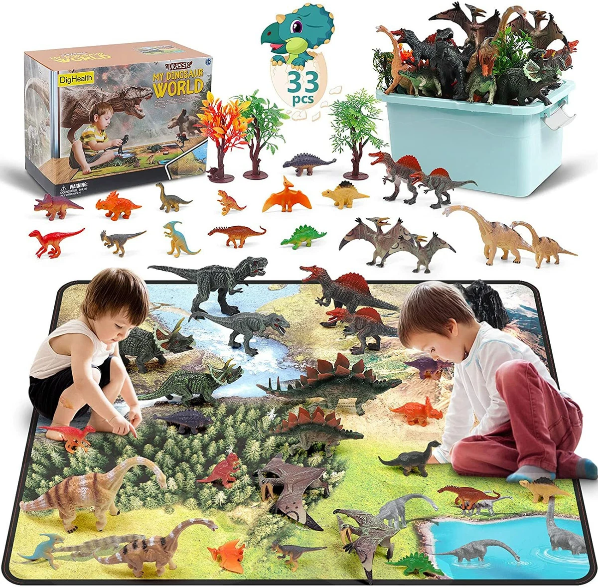 Dinosaur play 2025 mat set