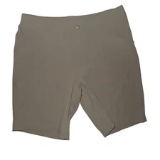 Eastern Mountain Sports Hiking Trail shorts Women 6 Tan Nylon Gorpcore Casual