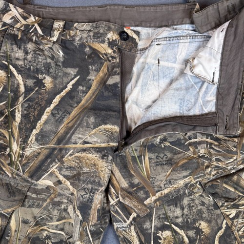 Game Winner Camo Cargo Pants Mens XL 40x31 Realtree Max 5 Camouflage Flex Waist - Picture 4 of 11