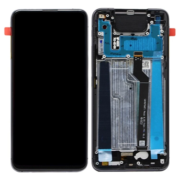 LCD Screen Touch Digitizer With Frame Assembly Black For Asus Zenfone 6 ZS630KL  - Image 3 of 3