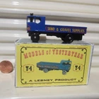 V.Rare Lesney Matchbox Yesteryear Y4A SENTINEL STEAM WAGON Black Plastic Wheels*
