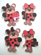 3D- U Pick- Love Boy Girl Bear Heart Pocket Gift Paper Embellishment