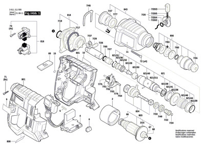 New Genuine Bosch 1619P14345 Carbon-Brush Set