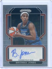 2022 Panini Prizm WNBA BRIONNA JONES #SG-BJN SIGNATURES AUTO AUTOGRAPH SUN
