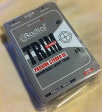 Radial Trim-Two Stereo Passive 2-Channel Direct Box—Brand New & Ships Free!