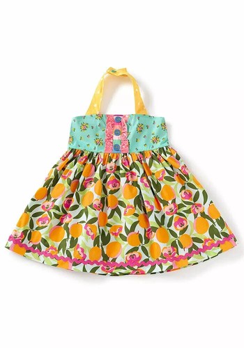 GIRLS MATILDA JANE Brilliant daydream You're A Peach Tunic Top SIZE 12 NWT